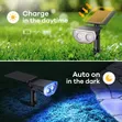 Solar Landscape Spotlights - Outdoor LED Lights - 3