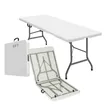 6ft Heavy-Duty Portable Folding Table - 2