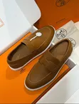 Kiton Black Grained Leather Penny Loafers - 4