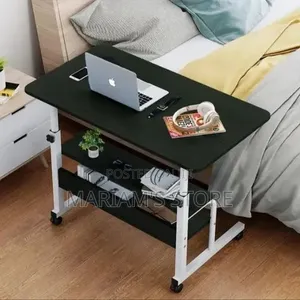 Mobile Laptop Desk with Lockable Casters
