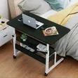 Mobile Laptop Desk with Lockable Casters - 1