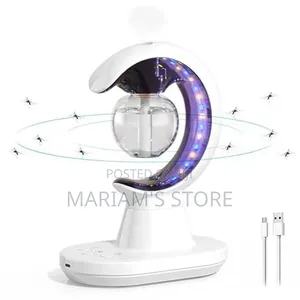 White 3-in-1 Humidifying Light Mosquito Repeller