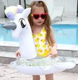 Sequin Inflatable Baby Swimming Ring - 1