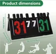 Foldable Portable Flip Scoreboard - 1
