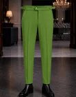 Beltless Pants - Lemon Green - 1