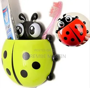 Ladybug Toothbrush Holder with Suction Cup