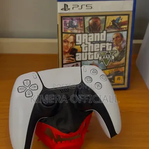 Grand Theft Auto V for PS5 & White DualSense Controller Bundle