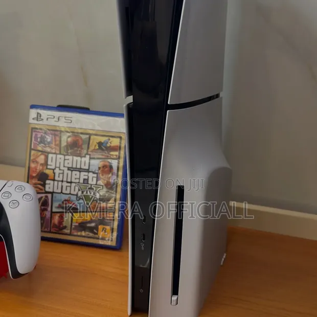 PlayStation 5 Slim Disc Version 1TB Console + 1 Controller & Games - 1
