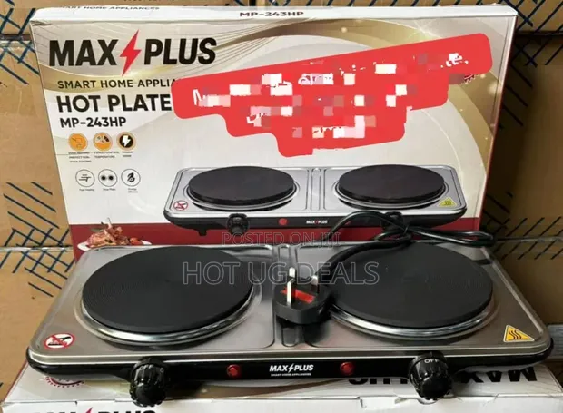 Max Plus MP-243HP Double Electric Hotplate - 1