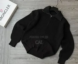 Moncler Textured Quarter-Zip Sweaters
