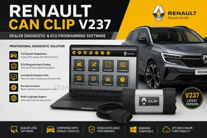 Renault CAN Clip V237 Diagnostic Software