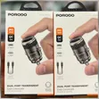 Porodo Dual Port Transparent Car Charger - 1