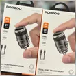 Porodo Dual Port Transparent Car Charger - 2