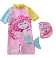 Baby Unicorn Swimsuit with Swim Cap - 2