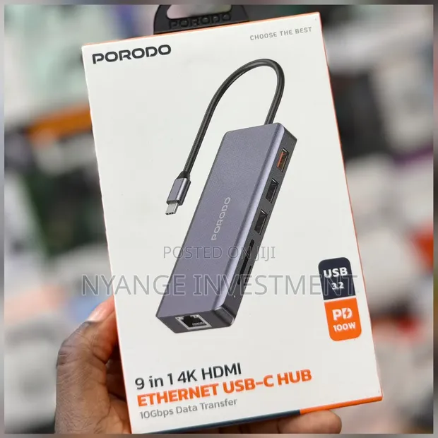 Porodo 9-in-1 USB-C Hub - 1