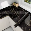 Self-Adhesive Vinyl Marble Wallpaper Roll - 1