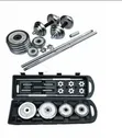 York Fitness 50kg Barbell and Dumbbell Set - Silver - 2