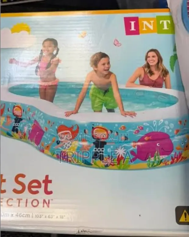 Intex Rectangular Swimming Pool (Ages 3+) - 1