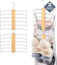 Wooden Metallic Bra Organizer Hanger - 3