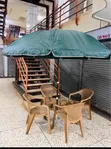 Round Patio Umbrella with Four Chairs - 2