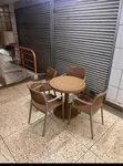 Small Round Plastic Table + 4 VIP Chairs - 2