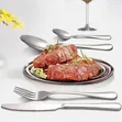 24-Piece Premium Stainless Steel Cutlery Set with Storage Briefcase - 2