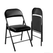 Metal Folding Chair with Padded Seat - 2