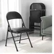 Metal Folding Chair with Padded Seat - 3