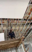 Gypsum Ceiling Installation - Kasese Hotel Works - 3