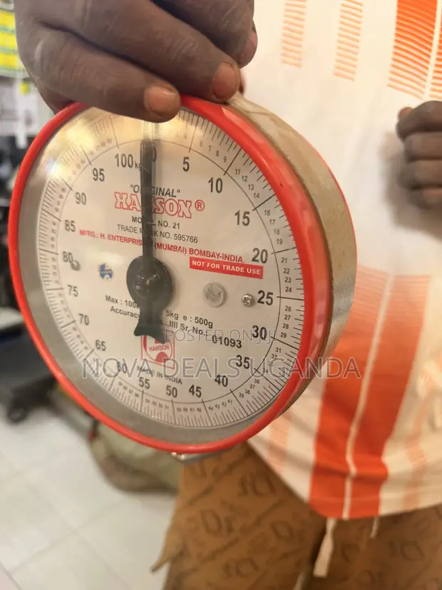 Hanson Double Side Round Spring Balance Weighing Scale - 1