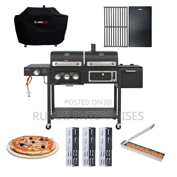 Dual BBQ Grill (LPG & Charcoal) - 1