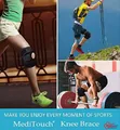 Neoprene Breathable Knee Compression Sleeve for Pain Relief - 1
