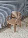 Brand New Plastic Executive Chairs (Brown) - 1