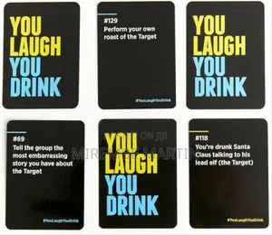 Games You Laugh You Drink - Party Game