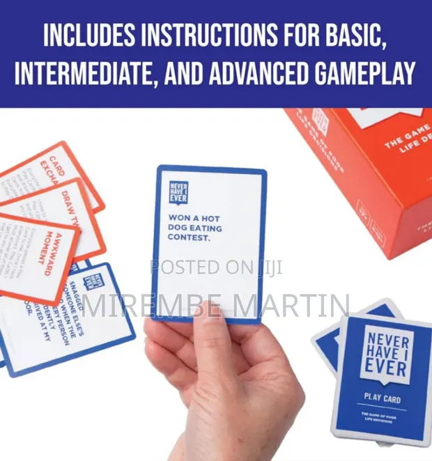 Never Have I Ever Card Game - Party Game - 1