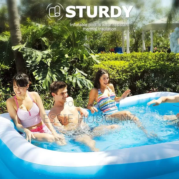 Inflatable Rectangular Swimming Pool - 1