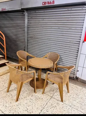 Small Round Table with 2 Arm Chairs
