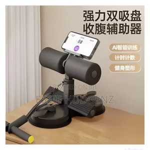 Sit Up Bar with Phone Holder & Resistance Bands