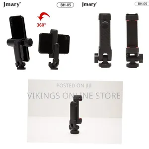Jmary BH-05 Phone Tripod Mount with Dual Cold Shoe