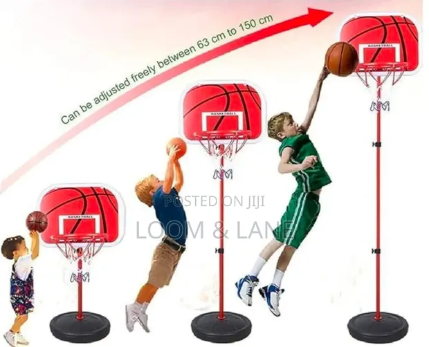 Portable Adjustable Kids Basketball Hoop Stand - 1