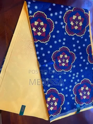 Authentic Kitenge African Print Fabric - 6 Yards