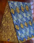 Authentic Kitenge African Print Fabric - 6 Yards - 2