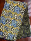 Authentic Kitenge African Print Fabric - 6 Yards - 3