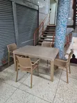 Orbit Dining Table and Chairs Set (Plastic) - 2