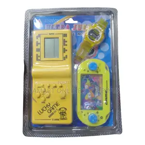 3-in-1 Brick Game, Water Game & Watch Set