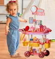Toddler Girl Vanity Makeup Cart Toy - 68 Pcs - 1