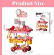 Toddler Girl Vanity Makeup Cart Toy - 68 Pcs - 2