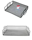 Mesh Document Organizer - Stackable Iron File Tray - 1