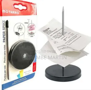 Receipt Holder Spike for Desk - Stainless Steel Ticket Stabber