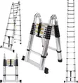 2.2m x 2.2m Multi-Function A-Type Portable Telescopic Ladder - 1